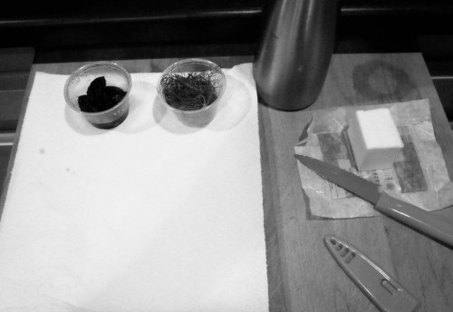 Prep area for Beef, Elements of Root Beer